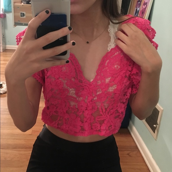 bebe Tops - Lace top